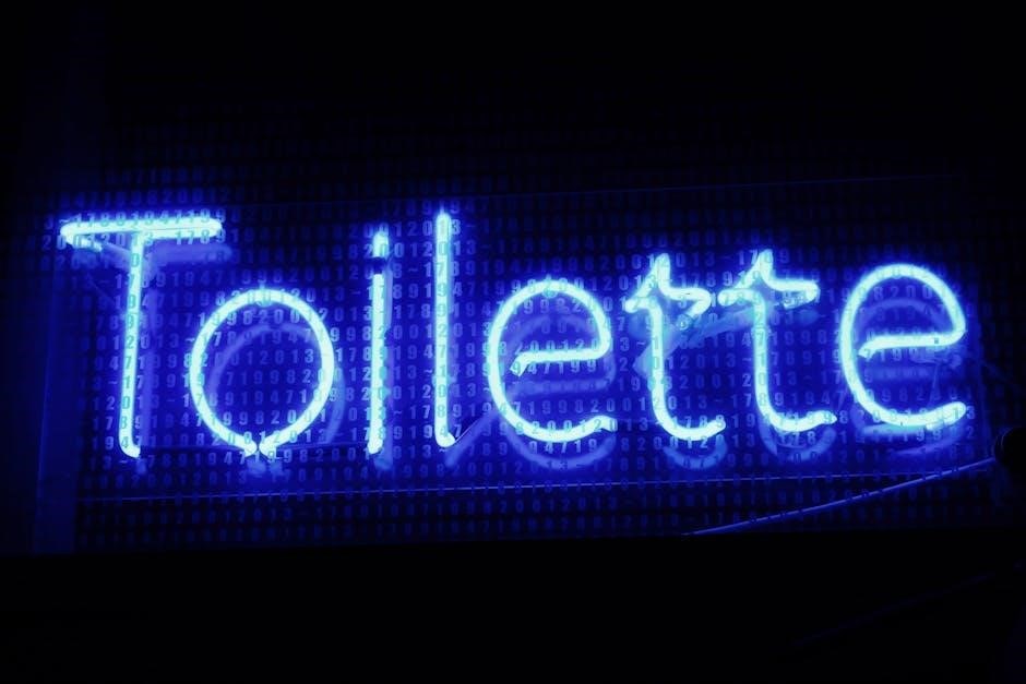 blue signs display mandatory instructions