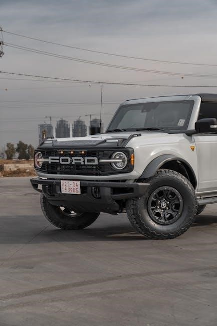 2024 ford bronco owners manual